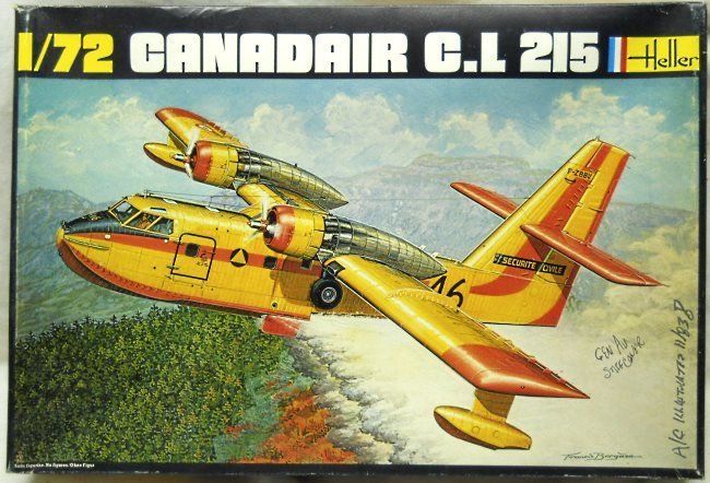 Heller 1/72 Canadair CL-215, 304 plastic model kit